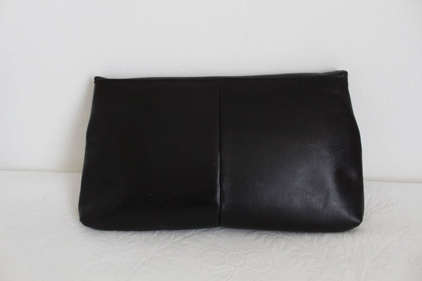 PIERRE CARDIN GENUINE LEATHER CLUTCH BLACK
