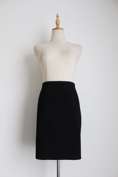 COS STRETCH KNIT SKIRT BLACK - SIZE XL