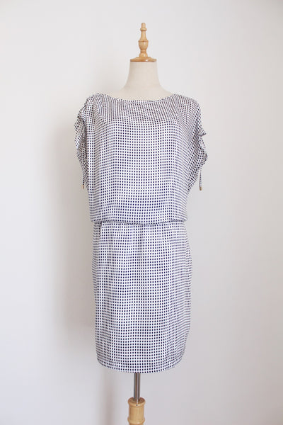 BLACKY DRESS BERLIN PRINTED DRESS WHITE - SIZE 12