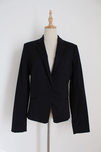 MANGO SUIT SNAKE SKIN PRINT BLAZER - SIZE 12