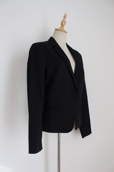 MANGO SUIT SNAKE SKIN PRINT BLAZER - SIZE 12