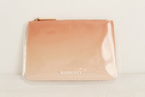BURBERRY PVC OMBRE COSMETIC POUCH