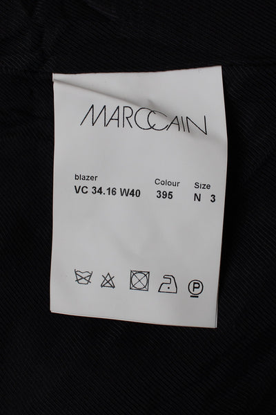 MARC CAIN WOOL PINSTRIPE BLAZER - SIZE 8