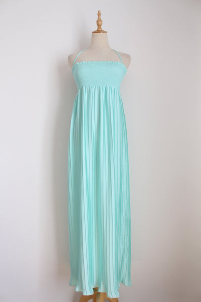 PATRIZIA PEPE PLEATED DRESS MINT - SIZE 12