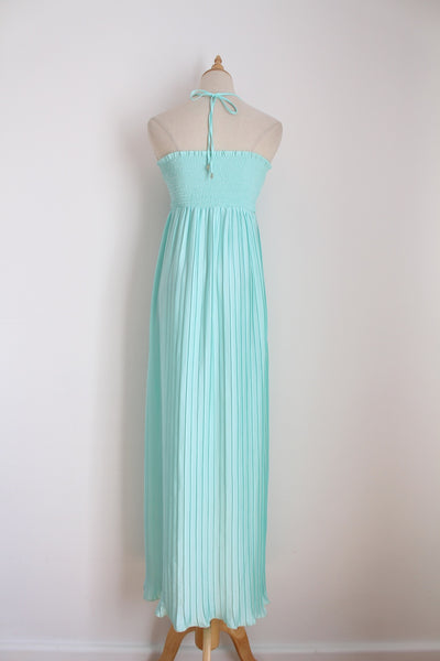 PATRIZIA PEPE PLEATED DRESS MINT - SIZE 12