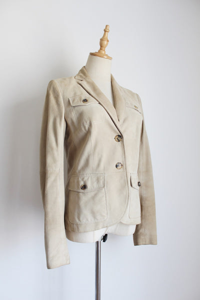 THEORY GENUINE LAMBSKIN LEATHER JACKET - SIZE 6
