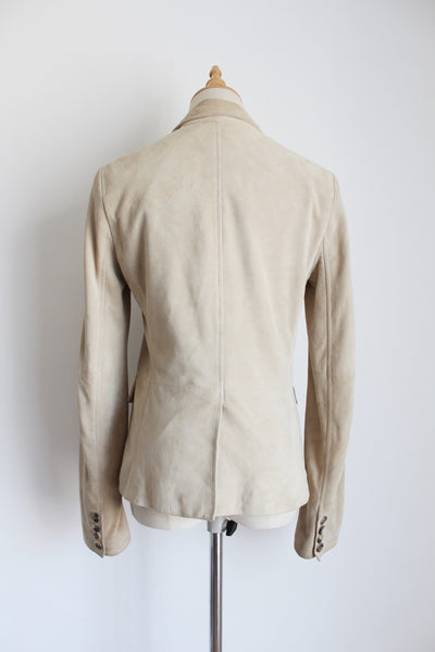THEORY GENUINE LAMBSKIN LEATHER JACKET - SIZE 6