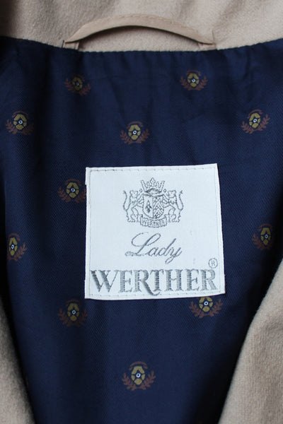 LADY WERTHER WOOL DOUBLE BREASTED COAT - SIZE 10