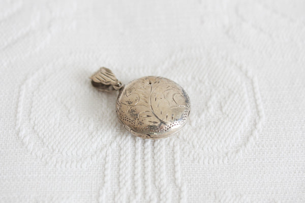 STERLING SILVER FILIGREE LOCKET PENDANT