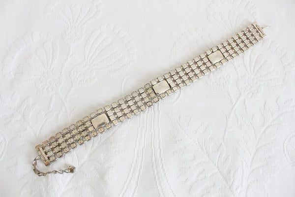 VINTAGE RHINESTONE CHOKER NECKLACE