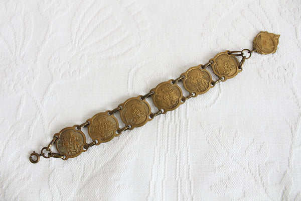 VINTAGE DUTCH BRASS BRACELET