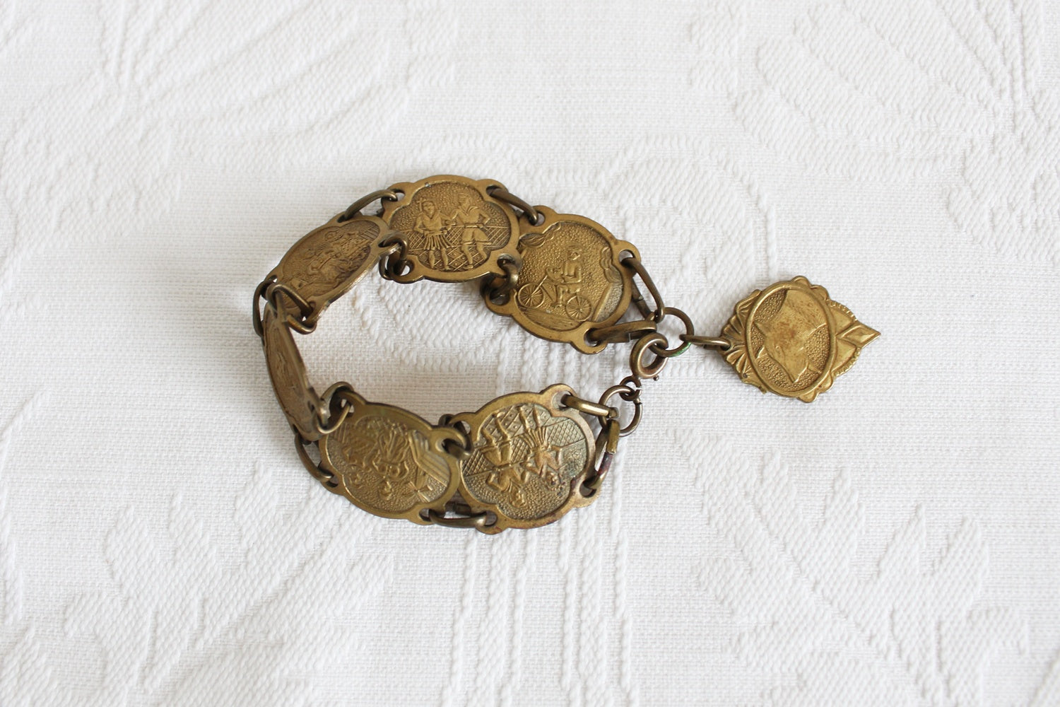 VINTAGE DUTCH BRASS BRACELET