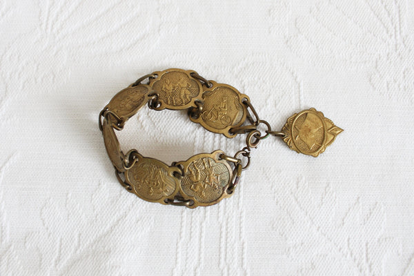 VINTAGE DUTCH BRASS BRACELET
