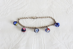 STERLING SILVER VINTAGE BEADED BRACELET