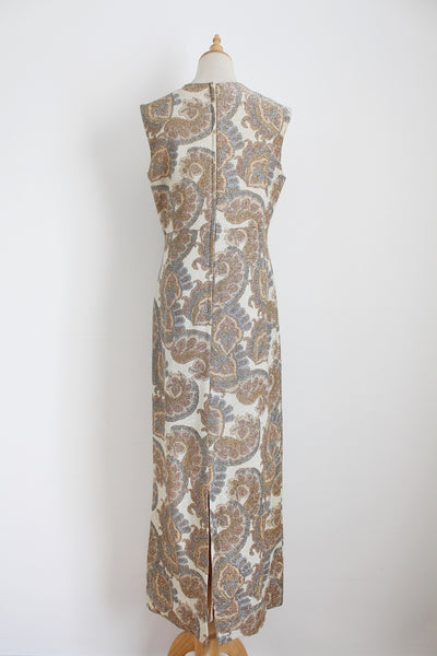 JANE PARIS VINTAGE SHIMMERY MAXI DRESS - SIZE 10