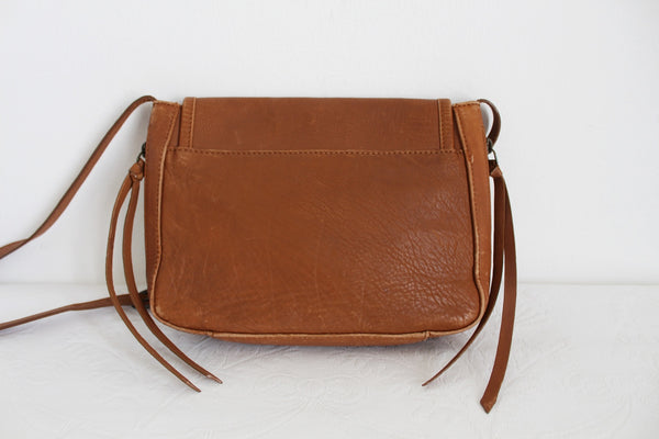 OLD KHAKI GENUINE LEATHER SLING BAG TAN