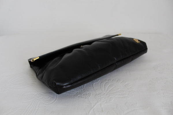 PIERRE CARDIN GENUINE LEATHER CLUTCH BLACK