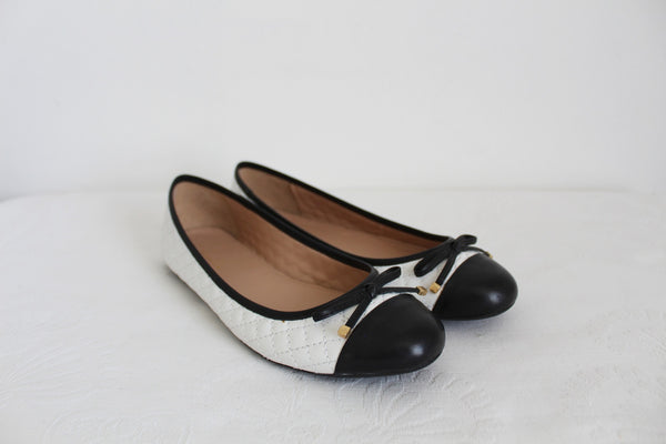 LUELLA GENUINE LEATHER BALLET FLATS - SIZE 4