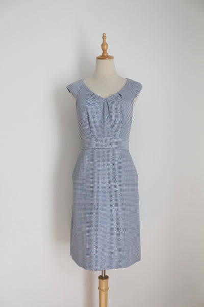 BANANA REPUBLIC SHIFT DRESS BLUE - SIZE 6