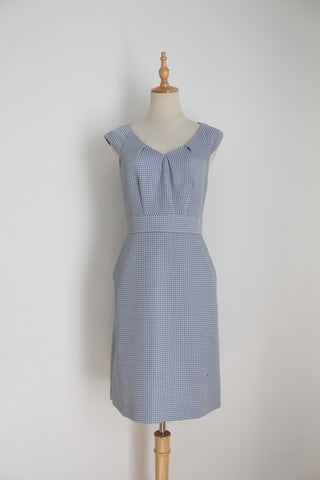 BANANA REPUBLIC SHIFT DRESS BLUE - SIZE 6