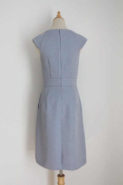 BANANA REPUBLIC SHIFT DRESS BLUE - SIZE 6