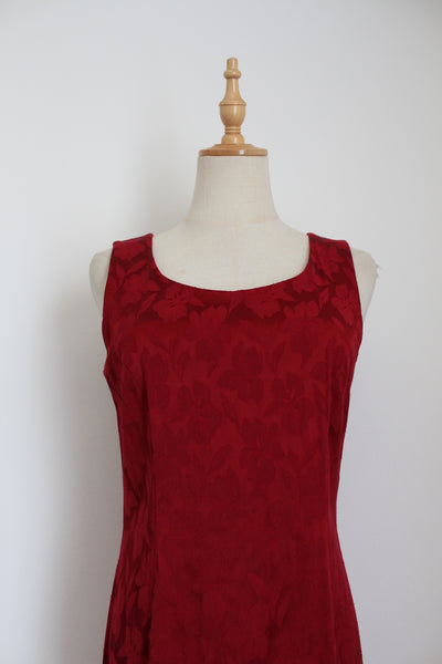 MARILYN ANSELM FOR HOBBS DRESS RED - SIZE 10