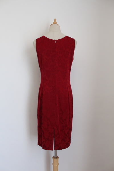 MARILYN ANSELM FOR HOBBS DRESS RED - SIZE 10