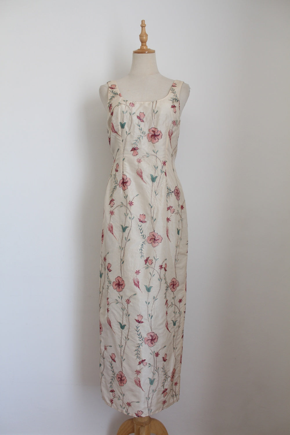 100% SILK MONSOON FLORAL DRESS - SIZE 6/8