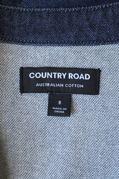 COUNTRY ROAD DENIM JUMPSUIT - SIZE 8