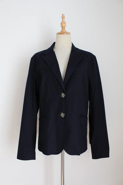 TRENERY TAILORED BLAZER NAVY - SIZE 16