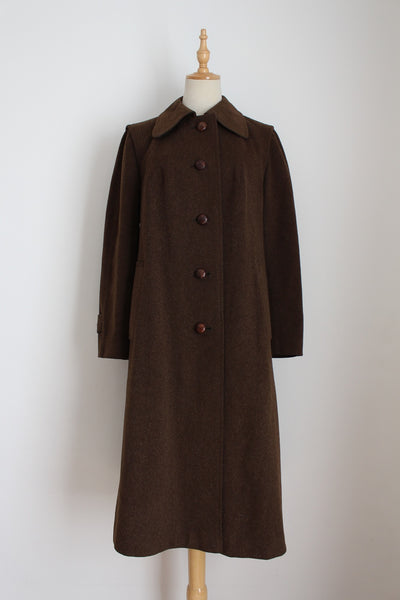 SALKO AUSTRIA ALPACA WOOL VINTAGE COAT - SIZE 12
