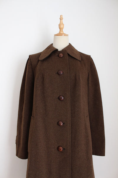 SALKO AUSTRIA ALPACA WOOL VINTAGE COAT - SIZE 12