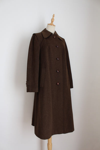 SALKO AUSTRIA ALPACA WOOL VINTAGE COAT - SIZE 12