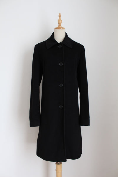 BOSS BY HUGO BOSS WOOL CASHMERE COAT - SIZE 10