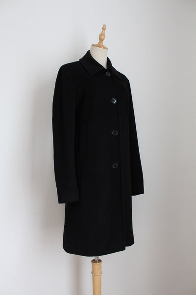 BOSS BY HUGO BOSS WOOL CASHMERE COAT - SIZE 10