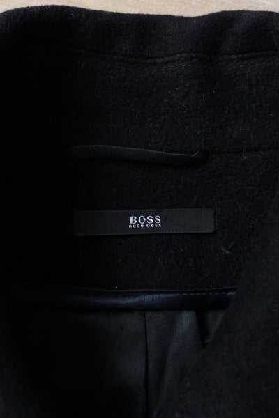 BOSS BY HUGO BOSS WOOL CASHMERE COAT - SIZE 10