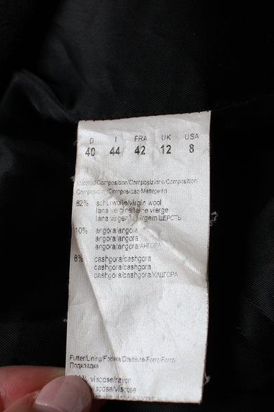 BOSS BY HUGO BOSS WOOL CASHMERE COAT - SIZE 10