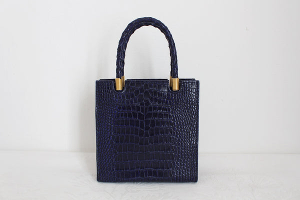 HEMISPHERE SUD MAURITIUS CROC MINI BAG