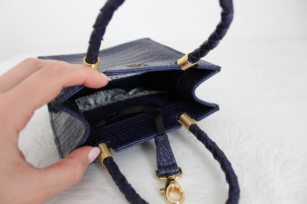 HEMISPHERE SUD MAURITIUS CROC MINI BAG