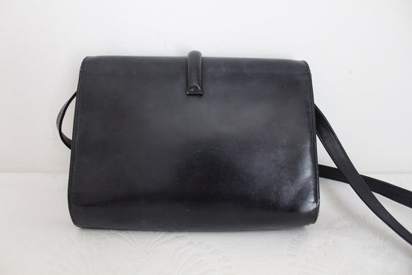 GENUINE LEATHER VINTAGE TIGER BAG NAVY