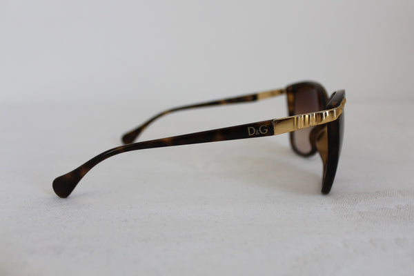 DOLCE & GABBANA TORTOISE SHELL SUNGLASSES