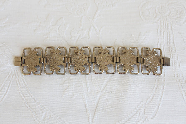 VINTAGE HAND MADE INLAY CHUNKY BRACELET