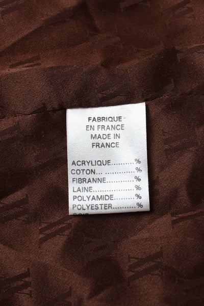 JANFRELUCHE PARIS BLAZER BROWN - SIZE 12