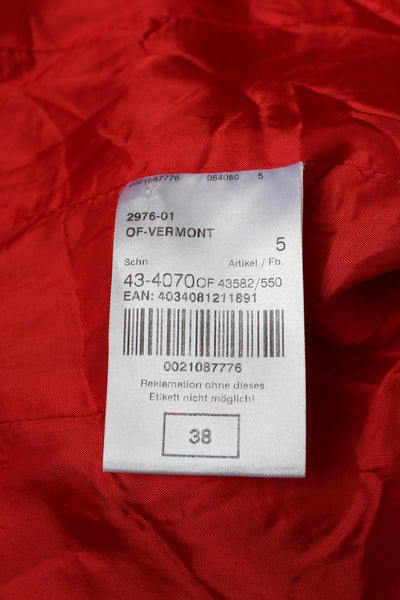 ROSNER WOOL BLEND BLAZER RED - SIZE 10