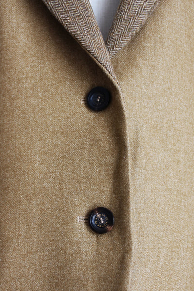 AIGNER WOOL BLAZER TAN - SIZE 14