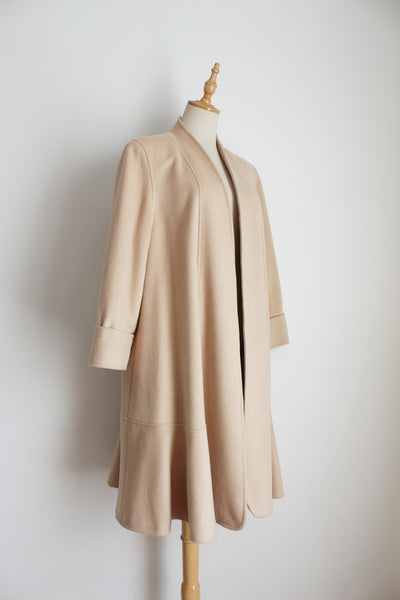 AVEDON ITALY VINTAGE WOOL CASHMERE COAT - SIZE 16
