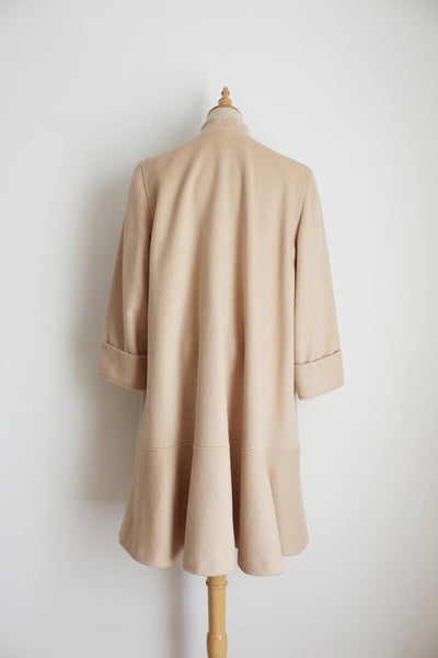 AVEDON ITALY VINTAGE WOOL CASHMERE COAT - SIZE 16