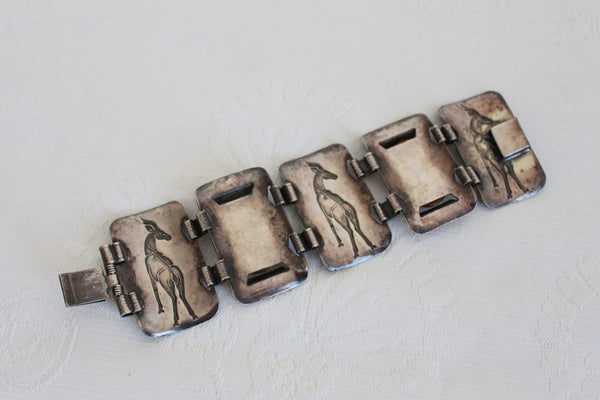 SILVER PLATED TIGERS EYE BRACELET