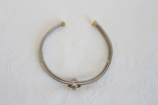 VINTAGE DIAMANTE ROPE CHOKER