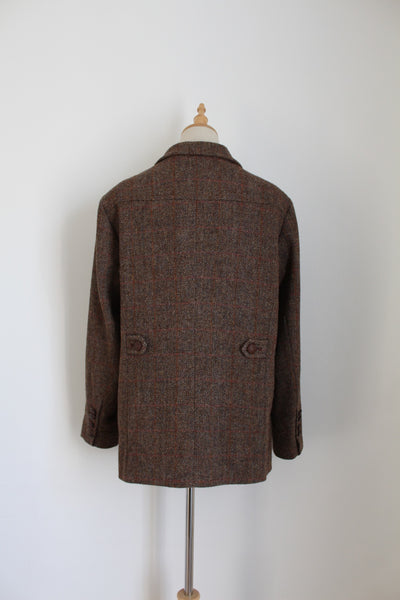 WALBUSCH HARRIS TWEED WOOL BLAZER - SIZE 16